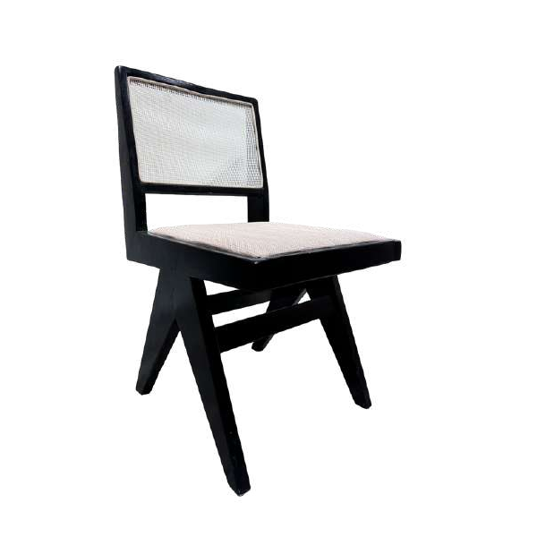 Silla Zulma con asiento de tela