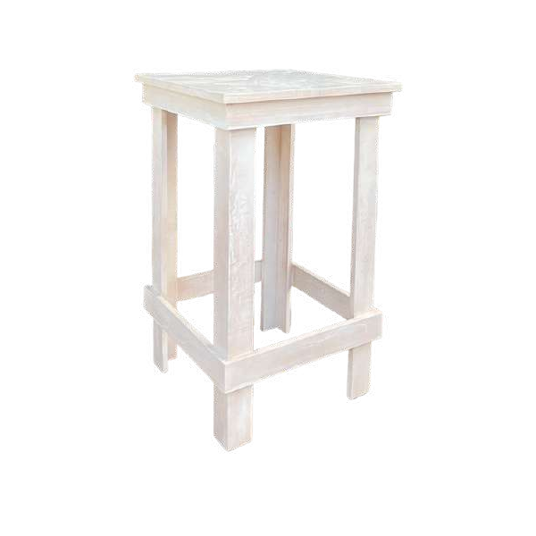 Mesa Periquera de Pino con Cubierta de Triplay y Chambrana 2